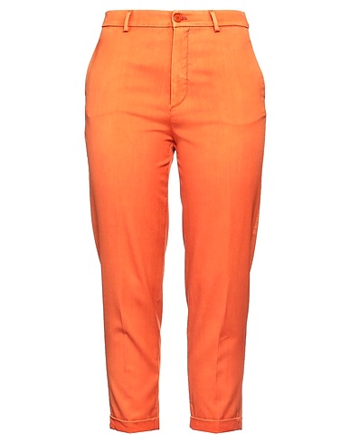 MASON'S Casual trouser Orange 100% Wool