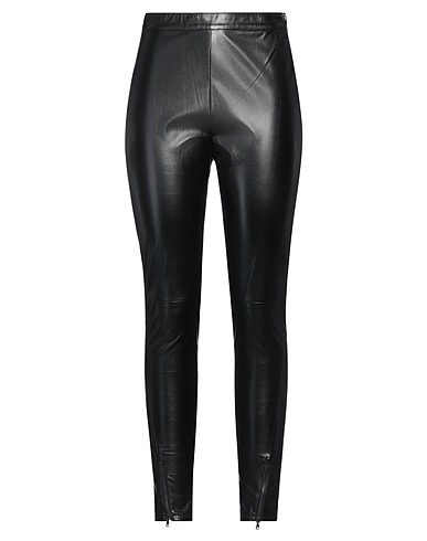 NO SECRETS Casual trouser Black 55% Polyester, 45% Polyurethane