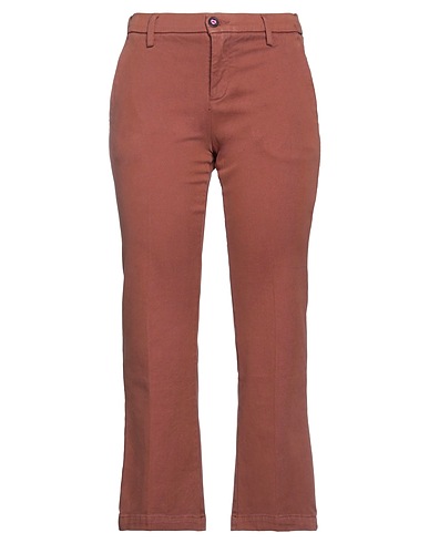 I LOVE MP Casual trouser Brown 98% Cotton, 2% Elastane