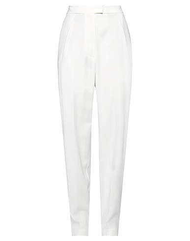 FORTE_FORTE Pantalone Bianco 87% Viscosa, 12% Lana Vergine, 1% Elastan