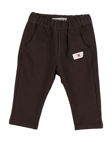 MANUEL RITZ Casual trouser Brown 95% Cotton, 5% Elastane