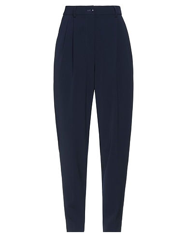BOUTIQUE MOSCHINO Casual pants Navy 90% Polyester, 10% Elastane