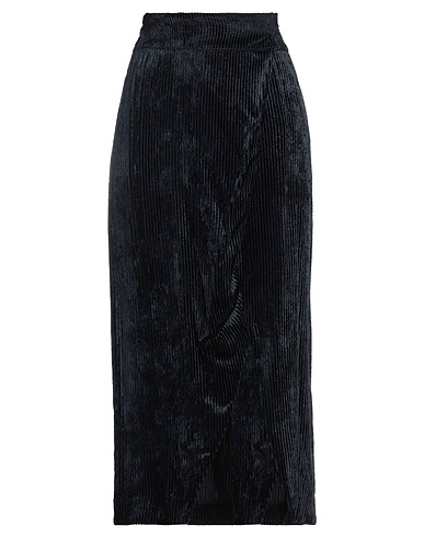 COLLECTORS CLUB Long skirt Midnight blue 100% Viscose