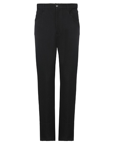 ANN DEMEULEMEESTER 5-pocket Black 58% Virgin Wool, 42% Cotton