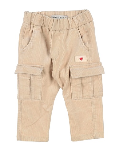 MANUEL RITZ Casual trouser Beige 98% Cotton, 2% Elastane