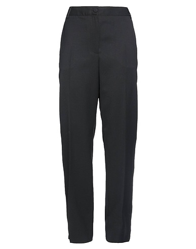 PORTS 1961 Casual pants Black 100% Virgin Wool