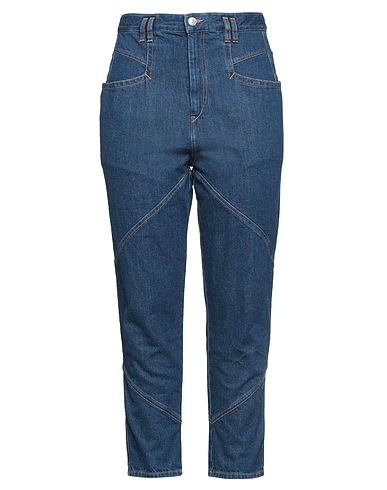 ISABEL MARANT Denim trousers Blue 100% Cotton