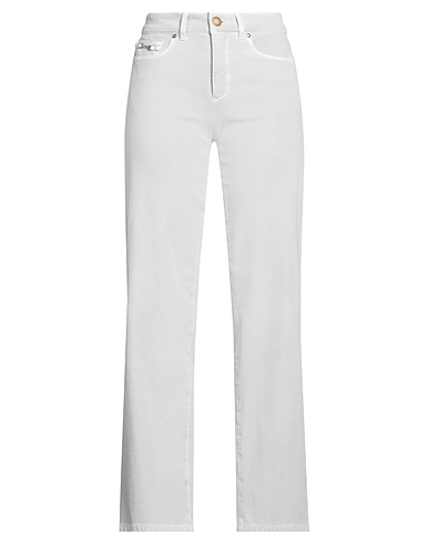 SEDUCTIVE Casual trouser Light grey 53% Cotton, 34% Lyocell, 7% Polyester, 6% Elastane