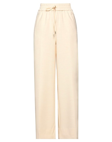 SECOND FEMALE Pantalone Panna 61% Poliestere, 33% Viscosa, 6% Elastan