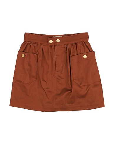 SCOTCH R'BELLE Skirt Brown 98% Organic cotton, 2% Elastane