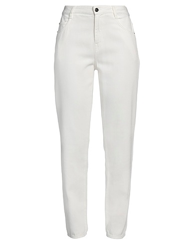 BARBARA BUI Pantaloni jeans Bianco 100% Cotone