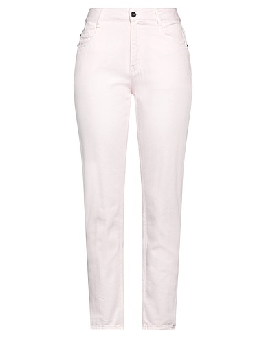 BARBARA BUI Denim trousers Pink 100% Cotton