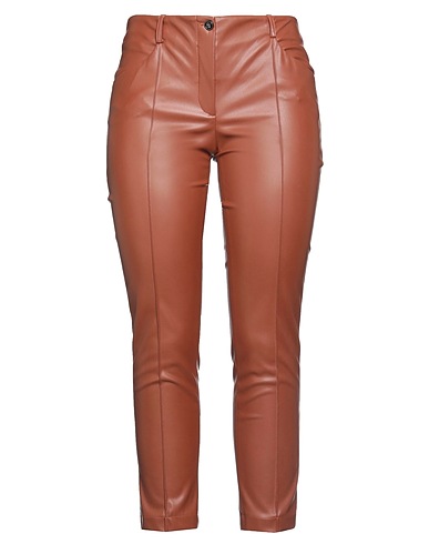 THOMAS RATH Casual trouser Brown 50% Polyester, 50% Polyurethane