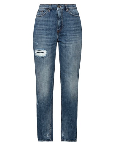 TWINSET Denim trousers Blue 100% Cotton