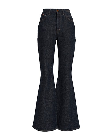 CHLOÉ Denim pants Blue 87% Cotton, 13% Hemp