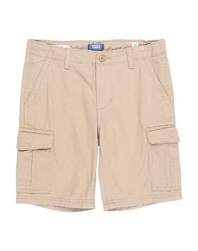 JACK & JONES Shorts & Bermuda Beige 100% Cotton