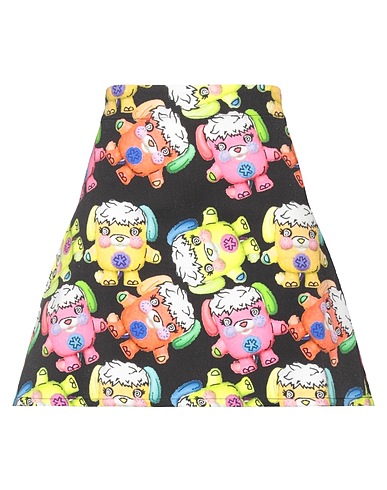 WHITE* Mini skirt Black 100% Cotton
