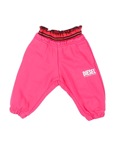 DIESEL Casual trouser Fuchsia 100% Cotton, Polyester, Elastane