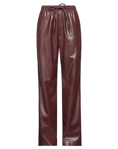 NANUSHKA Casual trouser Chocolate brown 56% Recycled polyester, 44% Polyurethane