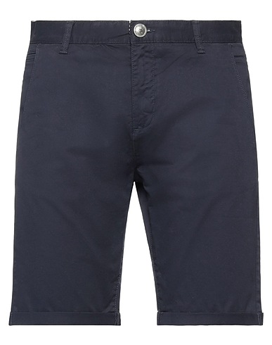HERMITAGE Shorts & Bermuda Midnight blue 98% Cotton, 2% Elastane