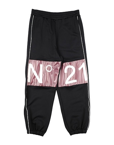 N°21 Casual trouser Black 55% Nylon, 45% Cotton, Polyurethane