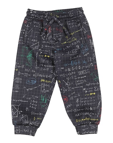 DOLCE&GABBANA Casual trouser Charcoal 90% Polyester, 10% Polyurethane