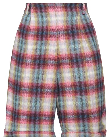GAëLLE Paris Shorts & Bermudas Purpur 50% Acryl, 25% Polyester, 20% Wolle, 5% Andere Fasern