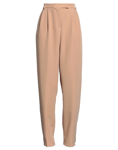 SOALLURE Pantalone Beige 89% Poliestere, 11% Elastan
