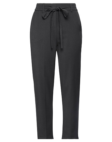 NENETTE Casual trouser TOUS LES JOURS Charcoal 62% Polyester, 35% Viscose, 3% Elastane