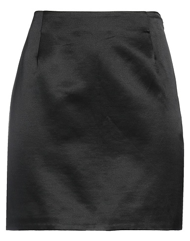 MVP WARDROBE Mini skirt Black 70% Cotton, 30% Silk