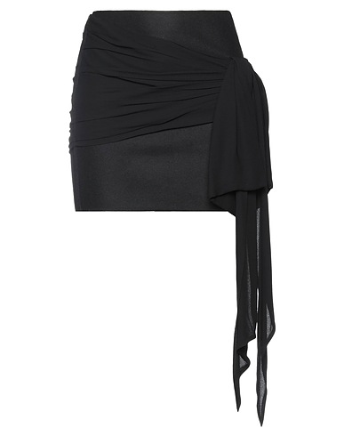 PHILOSOPHY di LORENZO SERAFINI Mini skirt Black 70% Virgin Wool, 20% Polyamide, 10% Cashmere