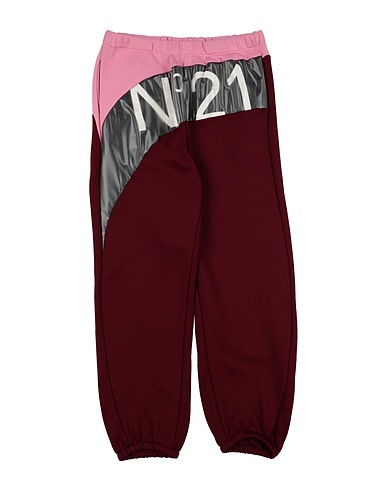N°21 Casual trouser Burgundy 55% Polyamide, 45% Cotton, Polyurethane