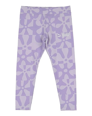 PUMA Leggings PUMA x SPONGEBOB T7 AOP Leggings G  Lilac 94% Cotton, 6% Elastane