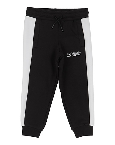PUMA Casual trouser PUMA x SPONGEBOB T7 Track Pants TR  Black 100% Cotton, Elastane