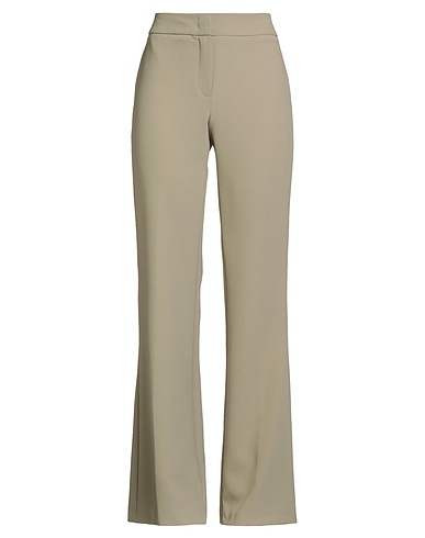 SEDUCTIVE Casual pants Sage green 90% Polyester, 10% Elastane