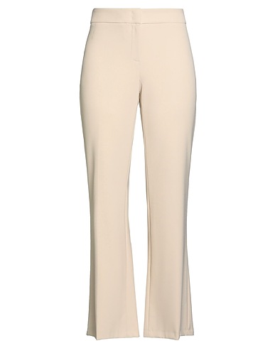 SEDUCTIVE Casual trouser Cream 90% Polyester, 10% Elastane