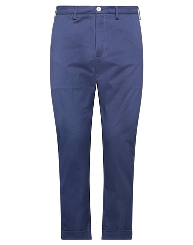 (+) PEOPLE Casual trouser Blue 100% Cotton