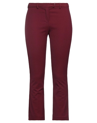 'S MAX MARA Casual trouser Burgundy 52% Cotton, 41% Polyamide, 7% Lamous™