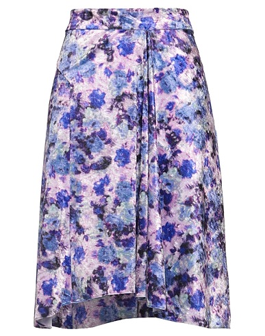 ISABEL MARANT Midi skirt Purple 85% Polyamide, 15% Elastane
