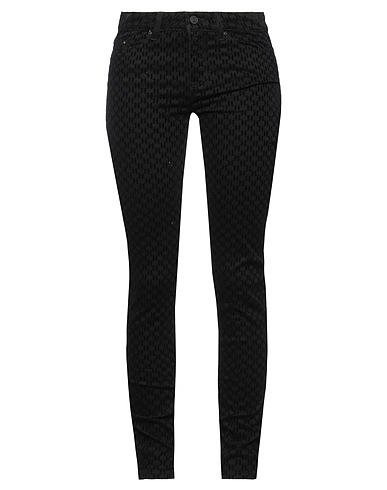 KARL LAGERFELD Denim trousers Black 92% Cotton, 6% Elastomultiester, 2% Elastane