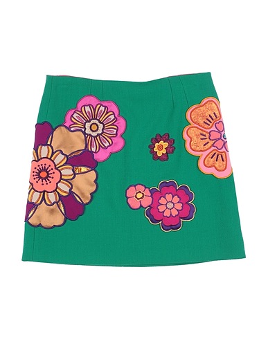 DOLCE&GABBANA Skirt Green 100% Wool, Polyester, Polyamide, Metallic Polyester, Silk