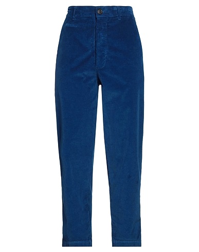 TRUE ROYAL Casual trouser Blue 98% Cotton, 2% Elastane