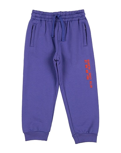 DOLCE&GABBANA Casual trouser Purple 100% Cotton