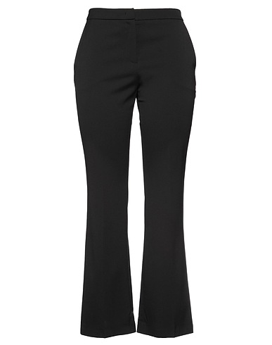 LARDINI Casual trouser Black 55% Polyester, 43% Wool, 2% Elastane