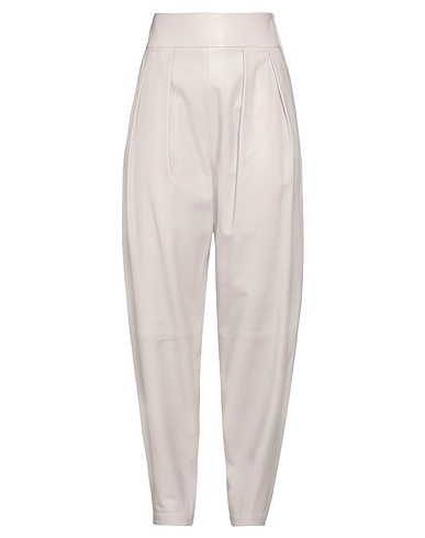 IRO Hosen Hellgrau 100% Leder