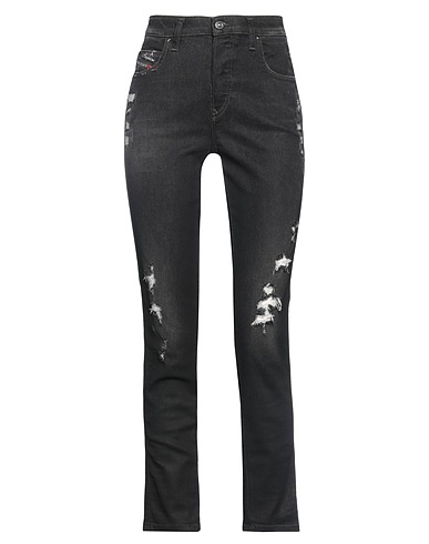 DIESEL Denim trousers Black 39% Cotton, 38% Lyocell, 15% Modal, 6% Elastomultiester, 2% Elastane