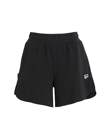 PUMA Pantalon en molleton DOWNTOWN High Waist Shorts TR	 Noir 100% Coton