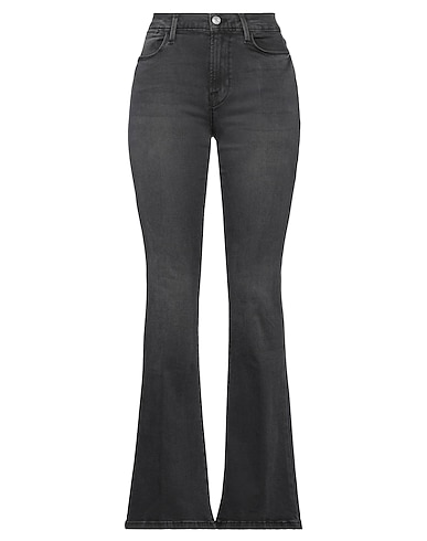 FRAME Denim trousers Black 77% Cotton, 14% Rayon, 6% Polyester, 3% Elastane