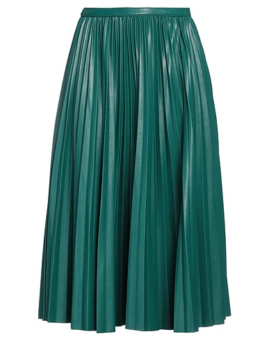 ESSENTIEL ANTWERP Midi skirt Deep teal 100% Polyurethane