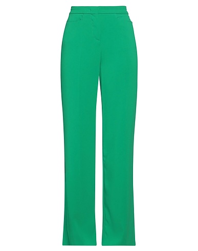 PINKO Casual παντελόνι Πράσινο 98% Πολυεστέρας, 2% Ελαστάνη